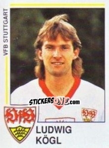 Sticker Ludwig Kögl - German Football Bundesliga 1990-1991 n. 271 - Panini