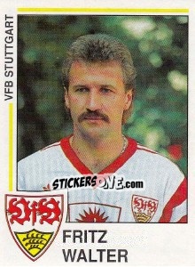 Sticker Fritz Walter - German Football Bundesliga 1990-1991 n. 273 - Panini