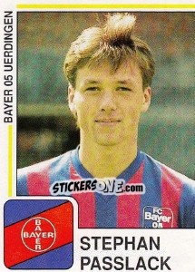 Sticker Stephan Paßlack - German Football Bundesliga 1990-1991 n. 286 - Panini