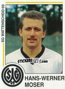 Sticker Hans-Werner Moser