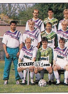Sticker Mannschaft FC Sachsen-Leipzig - German Football Bundesliga 1990-1991 n. 314 - Panini
