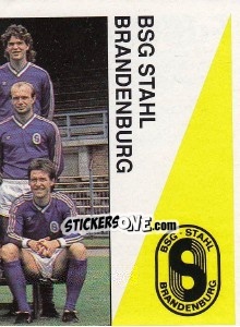 Sticker Mannschaft BSG Stahl Brandenburg