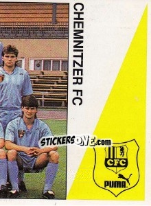 Sticker Mannschaft Chemnitzer FC