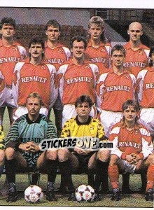Sticker Mannschaft FC Energie Cottbus