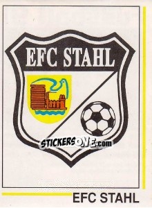 Sticker Wappen EFC Stahl - German Football Bundesliga 1990-1991 n. 333 - Panini