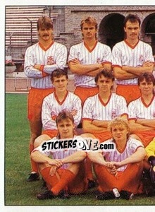 Sticker Mannschaft FC Rot-Weiß Erfurt - German Football Bundesliga 1990-1991 n. 338 - Panini
