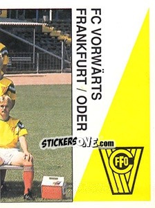 Sticker Mannschaft FC Vorwärts Frankfurt/O.
