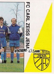 Sticker Mannschaft FC Carl Zeiss Jena