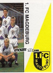 Sticker Mannschaft 1. FC Magdeburg - German Football Bundesliga 1990-1991 n. 360 - Panini