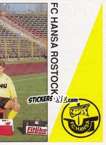 Sticker Mannschaft FC Hansa Rostock