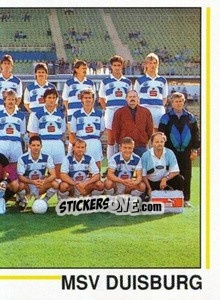 Sticker Mannschaft MSV Duisburg