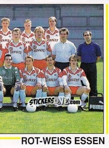 Sticker Mannschaft Rot-Weiß Essen