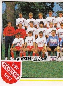 Sticker Mannschaft TSV Havelse