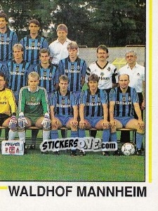 Sticker Mannschaft SV Waldhof Mannheim