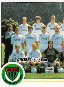 Sticker Mannschaft 1. FC Schweinfurt 05