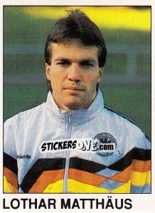 Sticker Lothar Matthäus - German Football Bundesliga 1990-1991 n. 415 - Panini