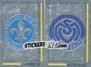 Sticker Wappen (Darmstadt 98 / MSV Duisburg )