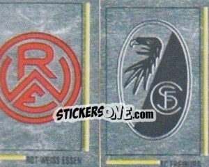 Sticker Wappen (Rot-Weiß Essen / SC Freiburg )