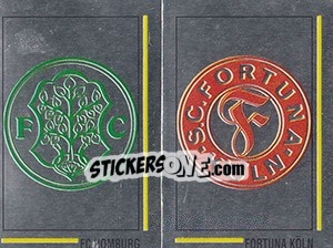 Sticker Wappen (FC Homburg / Fortuna Köln )
