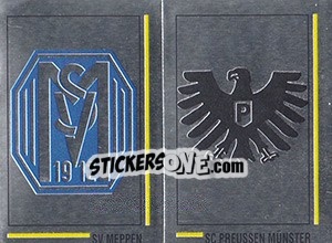Sticker Wappen (SV Meppen / SC Preußen Münster )