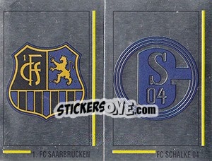 Sticker Wappen (1. Fc Saarbrücken / Wappen Fc Schalke 04 )