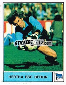 Cromo Norbert Nigbur - German Football Bundesliga 1978-1979 - Panini