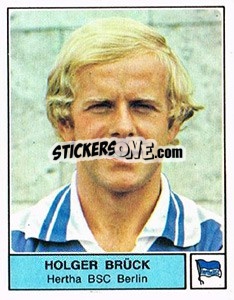 Sticker Holger Brück - German Football Bundesliga 1978-1979 - Panini