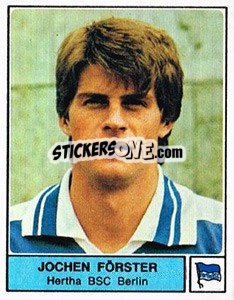 Cromo Jochen Förster - German Football Bundesliga 1978-1979 - Panini