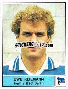 Sticker Uwe Kliemann - German Football Bundesliga 1978-1979 - Panini