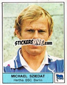 Figurina Michael Sziedat - German Football Bundesliga 1978-1979 - Panini