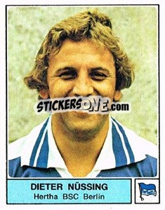 Sticker Dieter Nüssing - German Football Bundesliga 1978-1979 - Panini