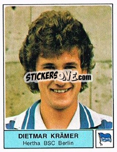 Cromo Dietmar Krämer - German Football Bundesliga 1978-1979 - Panini
