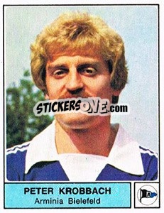 Sticker Peter Krobbach - German Football Bundesliga 1978-1979 - Panini