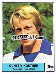 Cromo Günter Köstner - German Football Bundesliga 1978-1979 - Panini