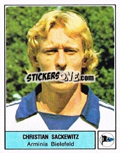 Figurina Christian Sackewitz - German Football Bundesliga 1978-1979 - Panini