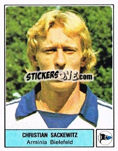 Sticker Christian Sackewitz - German Football Bundesliga 1978-1979 n. 36 - Panini