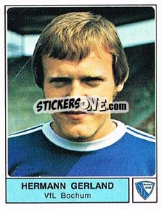 Figurina Hermann Gerland - German Football Bundesliga 1978-1979 - Panini