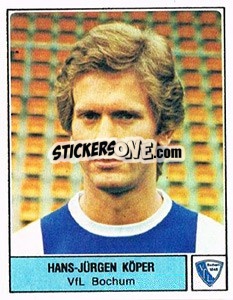 Sticker Hans-Jürgen Köper - German Football Bundesliga 1978-1979 - Panini