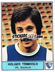 Sticker Holger Trimhold - German Football Bundesliga 1978-1979 - Panini
