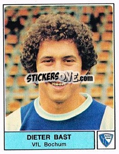 Cromo Dieter Bast - German Football Bundesliga 1978-1979 - Panini