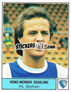 Sticker Heinz-Werner Eggeling - German Football Bundesliga 1978-1979 - Panini