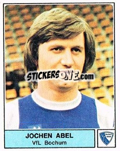 Figurina Jochen Abel - German Football Bundesliga 1978-1979 - Panini