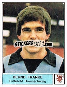 Cromo Bernd Franke - German Football Bundesliga 1978-1979 - Panini