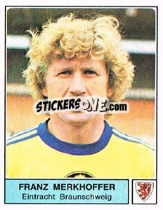 Sticker Franz Merkhoffer - German Football Bundesliga 1978-1979 - Panini
