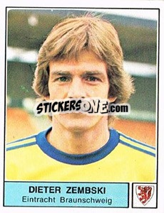 Cromo Dieter Zembski - German Football Bundesliga 1978-1979 - Panini