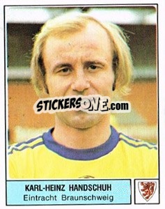 Sticker Karl-Heinz Handschuh - German Football Bundesliga 1978-1979 - Panini