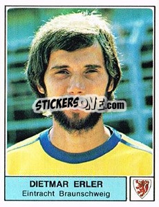 Cromo Dietmar Erler - German Football Bundesliga 1978-1979 - Panini