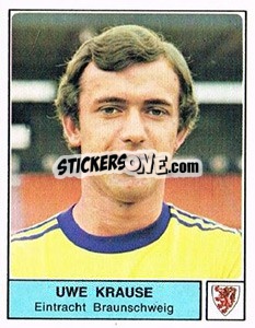 Cromo Uwe Krause - German Football Bundesliga 1978-1979 - Panini