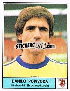 Cromo Danilo Popivoda - German Football Bundesliga 1978-1979 - Panini