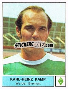 Sticker Karl-Heinz Kamp - German Football Bundesliga 1978-1979 - Panini
